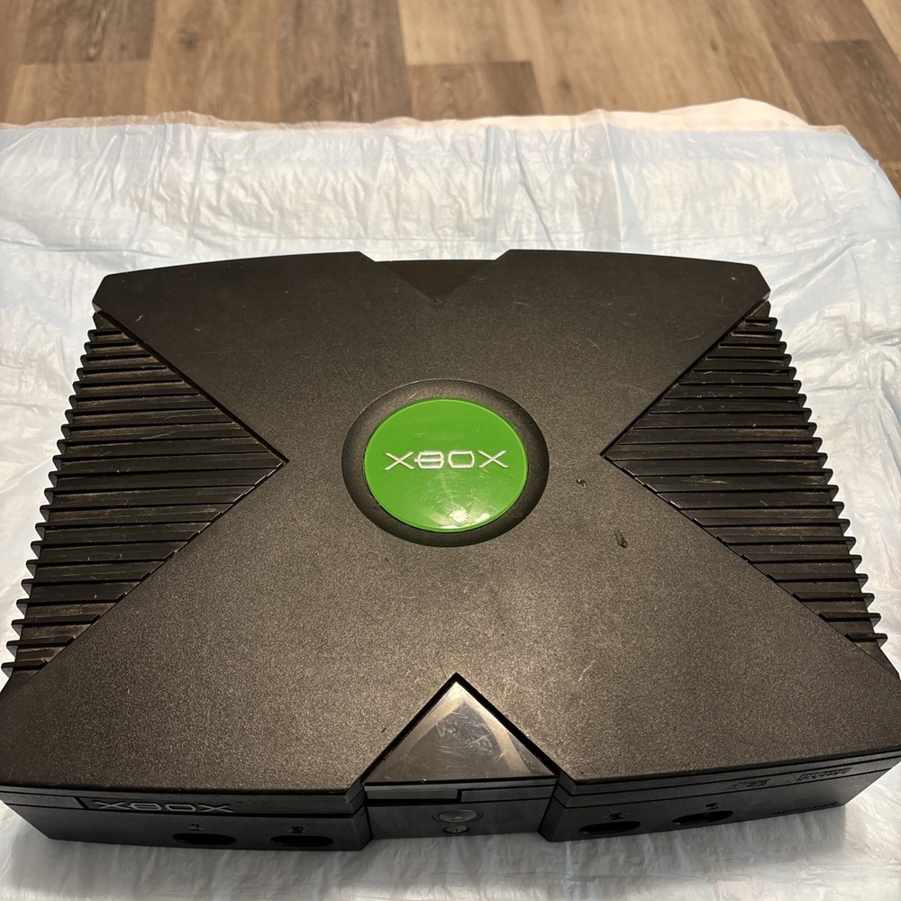 Microsoft Original Xbox Console Only Black OG Xbox No Cords Included Untested